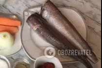Хек в томатному соусі - Крок 1 Хек в томатному соусі - Крок 1