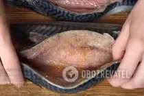 Фаршированная скумбрия - Шаг 3 Фаршированная скумбрия - Шаг 3