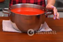 Томатный соус на зиму - Шаг 4 Томатный соус на зиму - Шаг 4