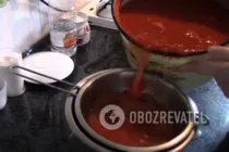 Кетчуп на зиму с крахмалом - Шаг 4 Кетчуп на зиму с крахмалом - Шаг 4