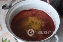 Вишневий соус до м'яса на зиму - Крок 5 Вишневий соус до м'яса на зиму - Крок 5