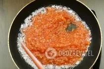 Скумбрия в томатном соусе - Шаг 4 Скумбрия в томатном соусе - Шаг 4
