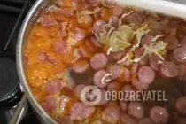 Суп с плавленым сыром и колбасой - Шаг 6 Суп с плавленым сыром и колбасой - Шаг 6