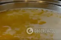 Суп с копченой колбасой - Шаг 6 Суп с копченой колбасой - Шаг 6