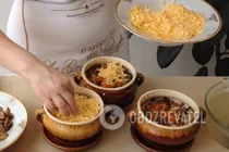 Картошка с грибами в горшочках - Шаг 6 Картошка с грибами в горшочках - Шаг 6