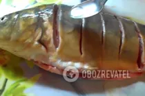 Карп запеченный с овощами - Шаг 4 Карп запеченный с овощами - Шаг 4
