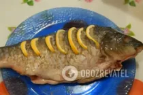 Карп в духовке - Шаг 6 Карп в духовке - Шаг 6