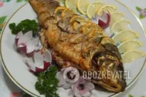 Карп в духовке - Шаг 10 Карп в духовке - Шаг 10