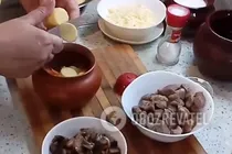 Картопля в горщиках з м'ясом і грибами - Крок 6 Картопля в горщиках з м'ясом і грибами - Крок 6