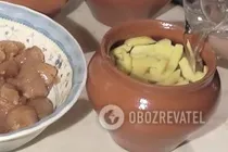 Картопля в горщиках з куркою - Крок 6 Картопля в горщиках з куркою - Крок 6
