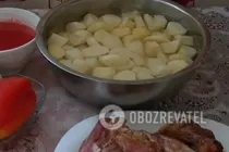 Жаркое с ребрышками - Шаг 4 Жаркое с ребрышками - Шаг 4
