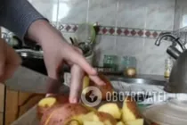 Жареная картошка с чесноком - Шаг 1 Жареная картошка с чесноком - Шаг 1