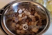 Жареная картошка с грибами - Шаг 3 Жареная картошка с грибами - Шаг 3