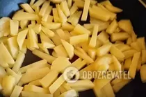 Жареная картошка с грибами - Шаг 6 Жареная картошка с грибами - Шаг 6
