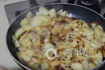 Смажена картопля з цибулею - Крок 7 Смажена картопля з цибулею - Крок 7