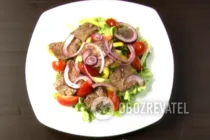 Салат с говядиной и овощами - Шаг 10 Салат с говядиной и овощами - Шаг 10