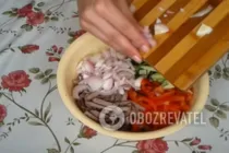 Салат с говяжьим языком - Шаг 4 Салат с говяжьим языком - Шаг 4