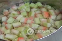 Варення з кавунових кірок - Крок 3 Варення з кавунових кірок - Крок 3