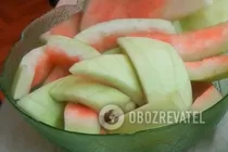Варення з кавунових кірок - Крок 1 Варення з кавунових кірок - Крок 1