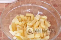 Жареная картошка в микроволновке - Шаг 1 Жареная картошка в микроволновке - Шаг 1