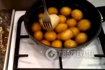 Молодая жареная картошка - Шаг 3 Молодая жареная картошка - Шаг 3