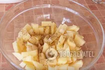 Жареная картошка в микроволновке - Шаг 3 Жареная картошка в микроволновке - Шаг 3