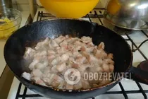 Смажена картопля з печерицями - Крок 3 Смажена картопля з печерицями - Крок 3