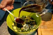 Салат с языком и огурцом - Шаг 8 Салат с языком и огурцом - Шаг 8