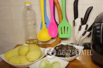 Смажена картопля з грибами в мультиварці - Крок 1 Смажена картопля з грибами в мультиварці - Крок 1