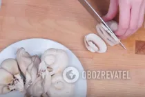 Сливочный суп с грибами - Шаг 2 Сливочный суп с грибами - Шаг 2
