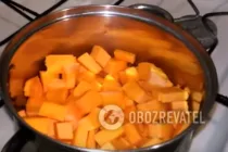 Гарбузова каша з рисом - Крок 2 Гарбузова каша з рисом - Крок 2