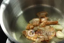 Томатный суп с морепродуктами - Шаг 3 Томатный суп с морепродуктами - Шаг 3