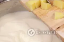 Вершковий суп з морепродуктами - Крок 7 Вершковий суп з морепродуктами - Крок 7
