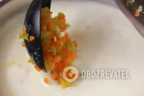 Вершковий суп з морепродуктами - Крок 8 Вершковий суп з морепродуктами - Крок 8