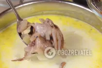Вершковий суп з морепродуктами - Крок 9 Вершковий суп з морепродуктами - Крок 9