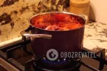 Борщ без мяса - Шаг 4 Борщ без мяса - Шаг 4