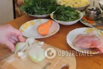 Зелений борщ в мультиварці - Крок 1 Зелений борщ в мультиварці - Крок 1