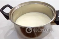 Молочный суп с макаронами - Шаг 2 Молочный суп с макаронами - Шаг 2