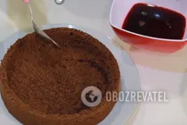 Торт "П'яна вишня" - Крок 5 Торт "П'яна вишня" - Крок 5