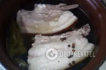 Вареное сало - Шаг 5 Вареное сало - Шаг 5