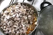 Грибной суп с сыром - Шаг 4 Грибной суп с сыром - Шаг 4
