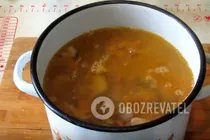 Грибной суп из шампиньонов - Шаг 6 Грибной суп из шампиньонов - Шаг 6