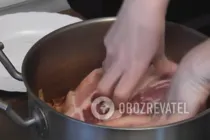 Подчеревок в луковой шелухе - Шаг 2 Подчеревок в луковой шелухе - Шаг 2