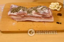 Сало вареное в пакете - Шаг 3 Сало вареное в пакете - Шаг 3