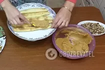 Торт "Монастырская изба" со сгущенкой - Шаг 5 Торт "Монастырская изба" со сгущенкой - Шаг 5