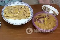 Торт "Монастырская изба" со сгущенкой - Шаг 6 Торт "Монастырская изба" со сгущенкой - Шаг 6
