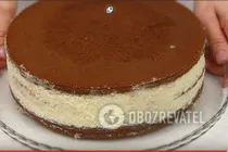 Торт "Баунті" з манкою - Крок 6 Торт "Баунті" з манкою - Крок 6