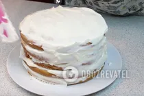 Торт "Монастырская изба" круглый - Шаг 6 Торт "Монастырская изба" круглый - Шаг 6