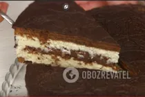 Торт "Баунті" з манкою - Крок 7 Торт "Баунті" з манкою - Крок 7
