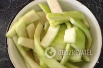 Цукаты из арбуза - Шаг 1 Цукаты из арбуза - Шаг 1